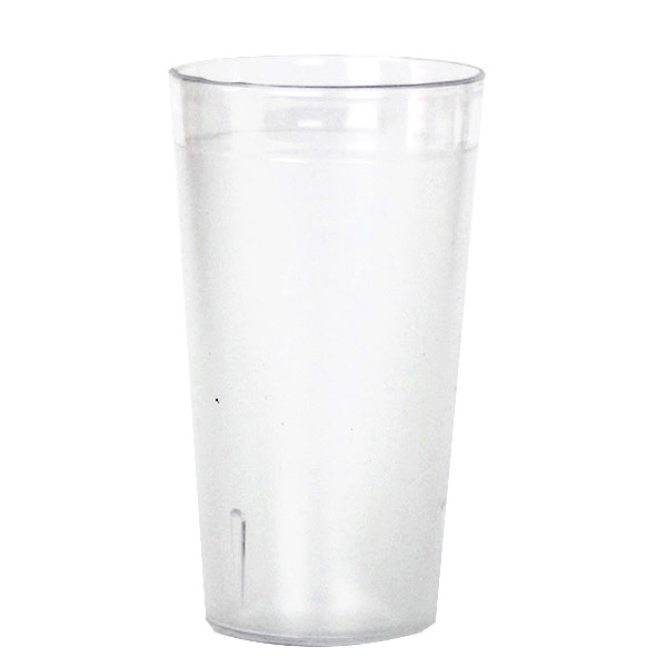 Vaso refresquero transparente